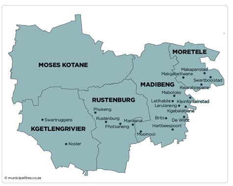 Madibeng Local Municipality - Map