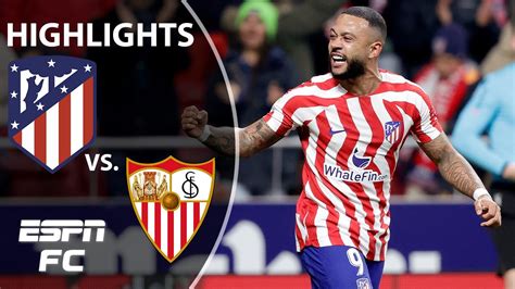 Atletico Madrid vs. Sevilla | La Liga Highlights | ESPN FC - YouTube