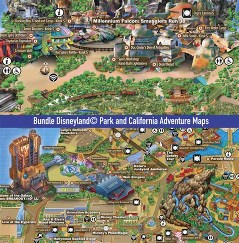 Disneyland© Park & California Adventure Maps Bundle | Welcome to SoCal