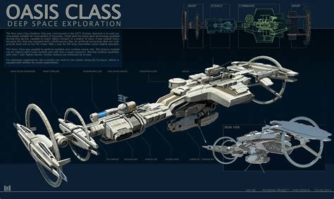 Oasis class deep space exploration | Spacecraft design, Space crafts, Spaceship design