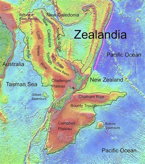 Earth has Another Continent Called Zealandia - Only 6% of it is Above Water