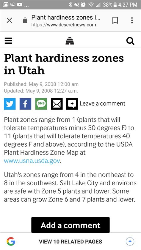 Utah's planting zones | Plant zones, Plant hardiness zone, Plants