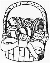 Easter Basket Coloring Pages  Part 2 sketch template