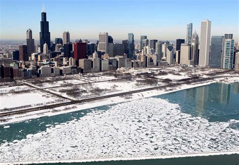 Chicago Snow Blizzard - Aerial Pictures - Assignment Chicago