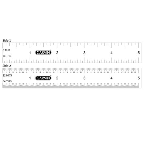 PRECISION STEEL RULE / STYLE CODE : 4R - Garvin Tools