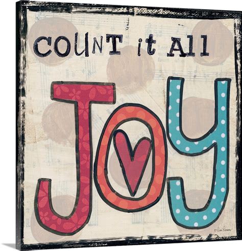 Count It All Joy Wall Art, Canvas Prints, Framed Prints, Wall Peels | Great Big Canvas