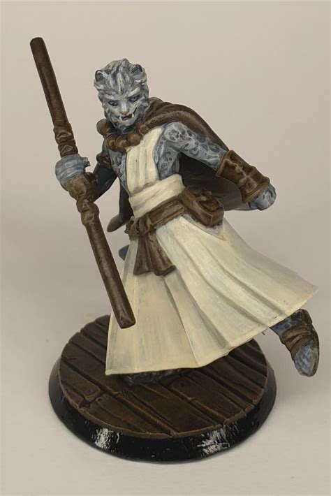 Snow Leopard Tabaxi Monk Heroforge DnD Painted Miniature in 2021 | Snow leopard, Dungeons and ...