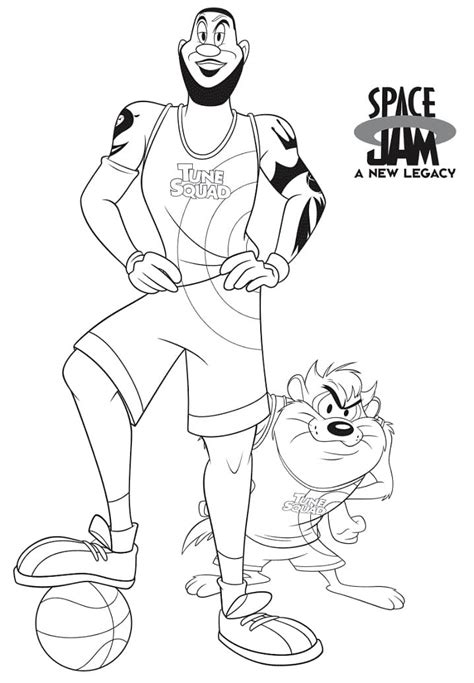 Space Jam 2 A New Legacy - Coloring Pages