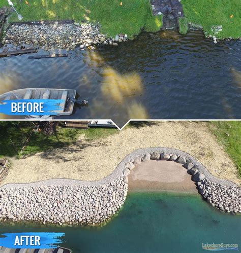 Losing your shoreline to erosion? We build the toughest riprap shorelines on earth. See photos ...