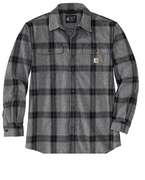 Carhartt® Men's Heavyweight LS Flannel Shirt - Fort Brands