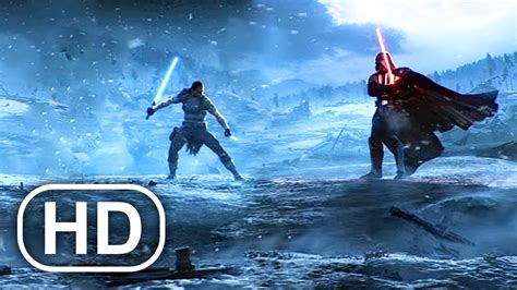 STAR WARS Darth Vader Kills Starkiller Fight Scene Cinematic 4K ULTRA HD - Force Unleashed ...