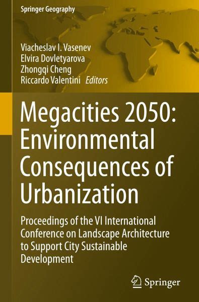 Megacities 2050: Environmental Consequences of Urbanization - Fachbuch - bücher.de