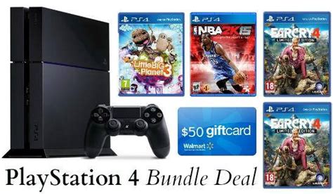 PlayStation 4 Bundle In Stock | Console + 1 Game + $50 Gift Card for ...