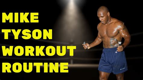 Mike Tyson Workout Routine, Squats And Diet - Fitness Who