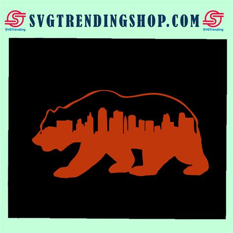 Downtown chicago city skyline, trending svg For Silhouette, Files For Cricut, SVG, DXF, EPS, PNG ...