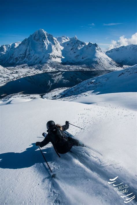 Skiing and surfing in Lofoten, Norway. Photography by instagrammer ...