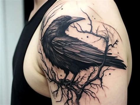 Crow Tattoo Meaning: Symbolism and Designs