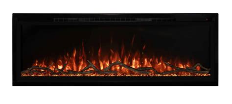 Modern Flames Spectrum Slimline 60″ Electric Fireplace – Crackle ...