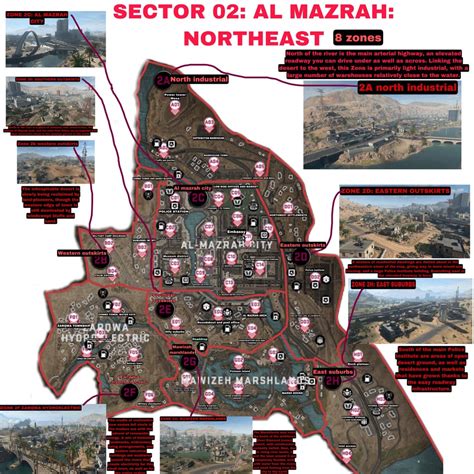 Dmz map in detail with dead drop locations (all official named ...