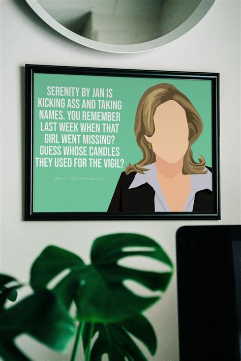 The Office Poster | Jan Levinson - Serenity Quote | Serenity quotes ...