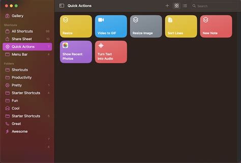 Add Shortcuts to Quick Actions Menu in macOS 13 Ventura on Mac