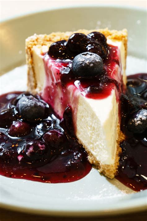 Blueberry Topped Cheesecake