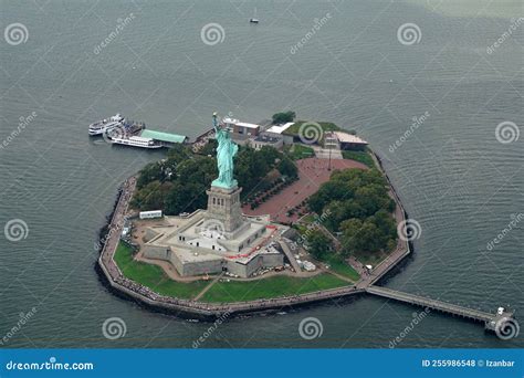 New York City Manhattan Helicopter Tour Aerial Cityscape Stock Photo ...