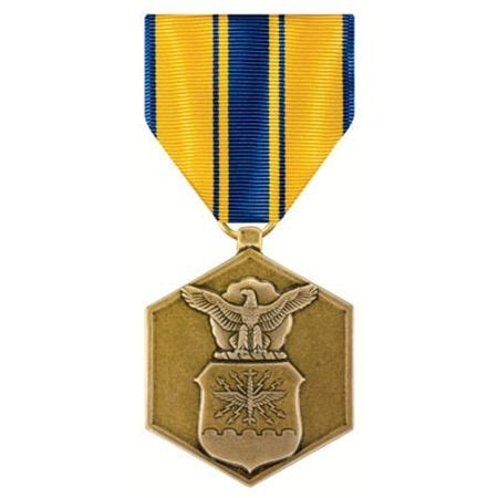 Commendation Medal awarded to Air Force personnel for outstanding achievement or meritorious ...