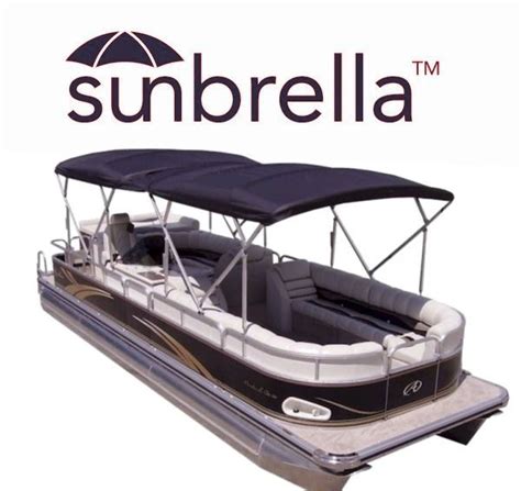 Pontoon Boat Bimini Twin Top Sunbrella Complete Kit