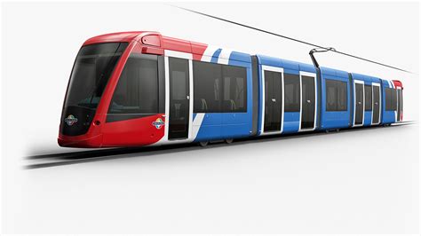 tram adelaide alstom citadis 3d max