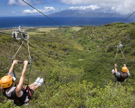 Ziplining in Hawaii!! I don't know if this is the same spot, but this is going down! | Maui ...