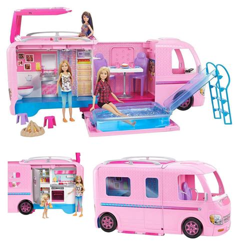 Brand New Mattel Barbie Dream Camper Pink RV