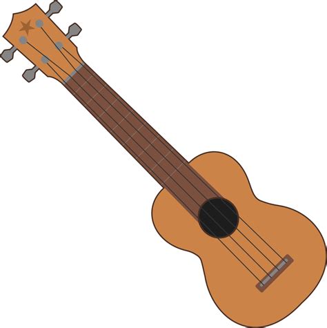 OnlineLabels Clip Art - Simple Ukulele Outline