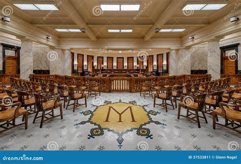 Mississippi Supreme Court Chamber Stock Image - Image of building ...