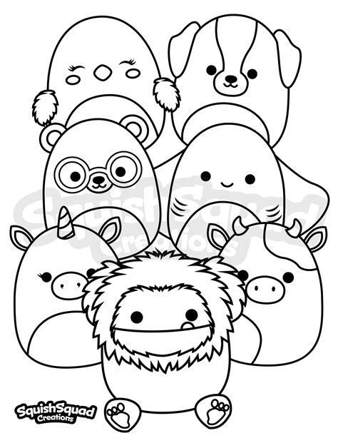 Squishmallow Coloring Page Printable Squishmallow Coloring - Etsy in 2023 | Cool coloring pages ...