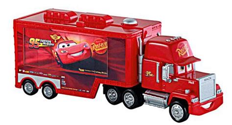 Disney Pixar Cars Cars 2 Quick Changers Race Deluxe Mack Transporter 155 Diecast Car Mattel Toys ...
