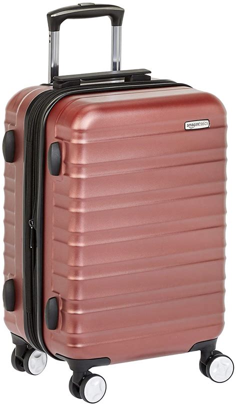 Amazon Basics + Hardside Spinner Luggage 20-inch Carry-on