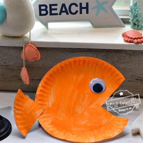 Easy Paper Plate Fish Craft for Kids | Kid Friendly Things To Do