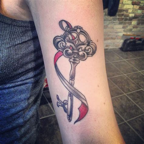 Skeleton Key Tattoo by Dave @ Hanger 18 -- London Ontario | Body ...