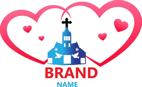 Church Love Logo Template Design Vector. 16723798 Vector Art at Vecteezy