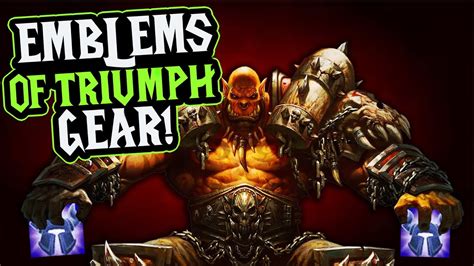 Unlock BiS GEAR with Emblems of Triumph - Wotlk phase 3 - YouTube