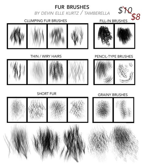 Fur Brushes Updated By Lhuin On Deviantart Photoshop - vrogue.co