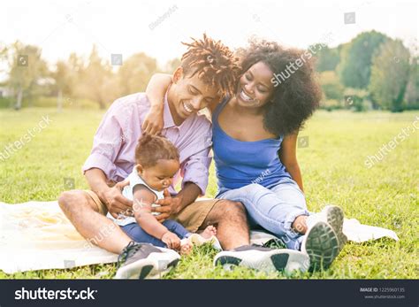 Happy Black Family Having Fun Doing Stock Photo 1225960135 | Shutterstock