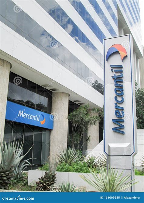 Iconic Venezuelan Bank, Banco Mercantil, on Altamira, Chacao, Caracas, Venezuela Editorial Image ...