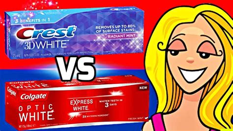 Crest 3D Luxe Vs Colgate Optic White | Which Toothpaste Whitens Teeth ...