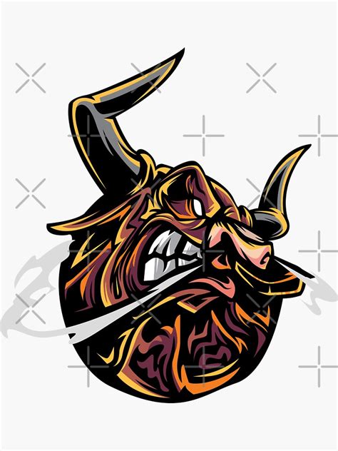 "Raging Brahma Bull" Sticker for Sale by renju1902 | Redbubble