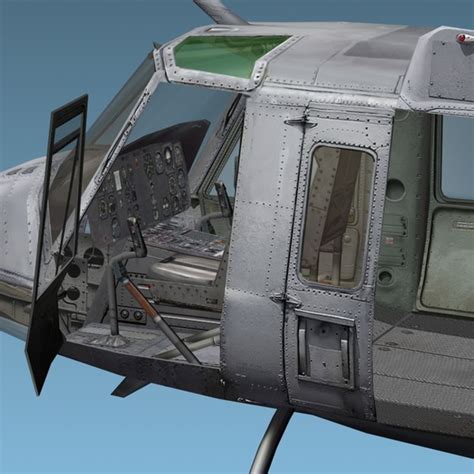 3d blackhawk interior pack model