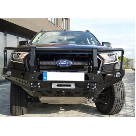 FORD RANGER T6 15-19 3.2 DIESEL FRONT STEEL BUMPER with WINCH PLATE