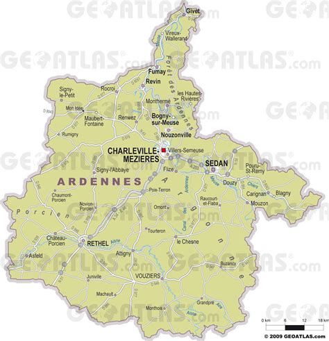 Ardennes Region Map