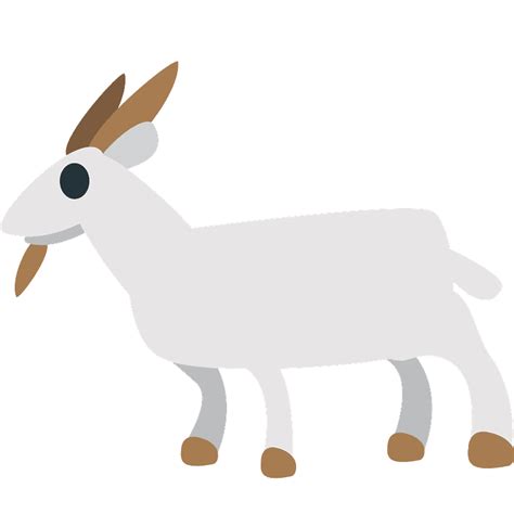 Goat Emoji PNG Pic - PNG Mart